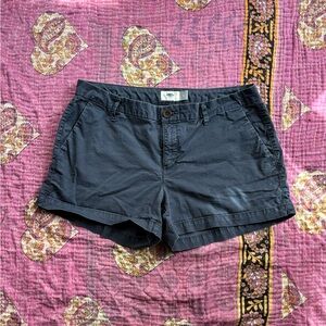 Old Navy Women's Dark Blue Chino Shorts